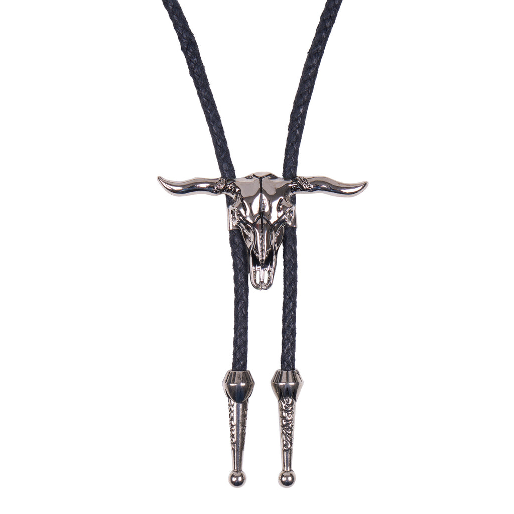 Pure Western Steerhead Bolo Tie (PCP1976BOL) Silver