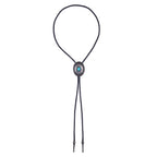 Pure Western  Turquoise Stone Bolo Tie (PCP1975BOL) Silver
