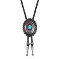 Pure Western  Turquoise Stone Bolo Tie (PCP1975BOL) Silver