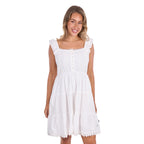 Pure Western Womens Alison Sleeveless Dress (P6S2410271) White