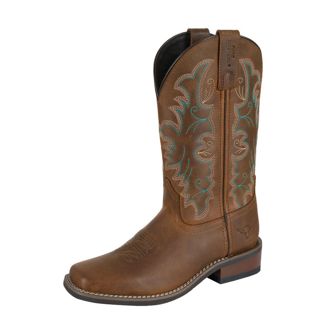 Pure Western Womens Bonney Western Boots (PCP28519) Tan