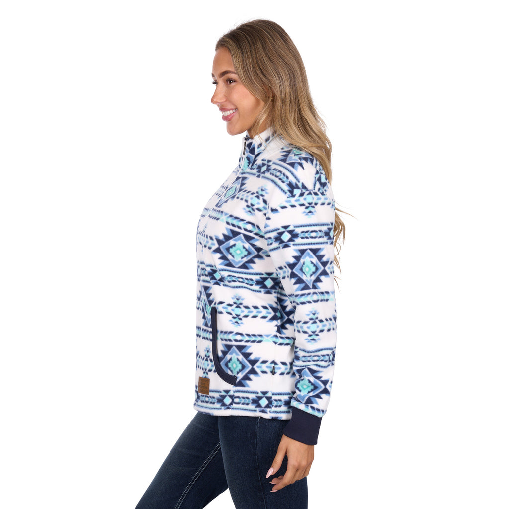 Pure Western Womens Briana 1/4 Zip Pullover Jumper (P6W2593217) Multi