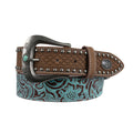 Pure Western Womens Brielle Belt (P6W2932BLT) Tan/Turquoise