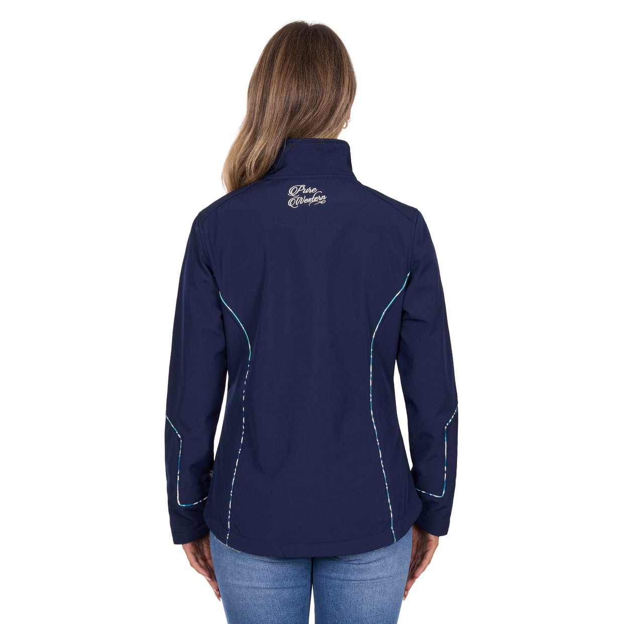 Pure Western Womens Corine Softshell Jacket (P6W2703225) Navy