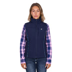 Pure Western Womens Corine Softshell Vest (P6W2603226) Navy