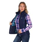 Pure Western Womens Corine Softshell Vest (P6W2603226) Navy