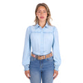 Pure Western Womens Daniela L/S Shirt (P6S2598204) Denim
