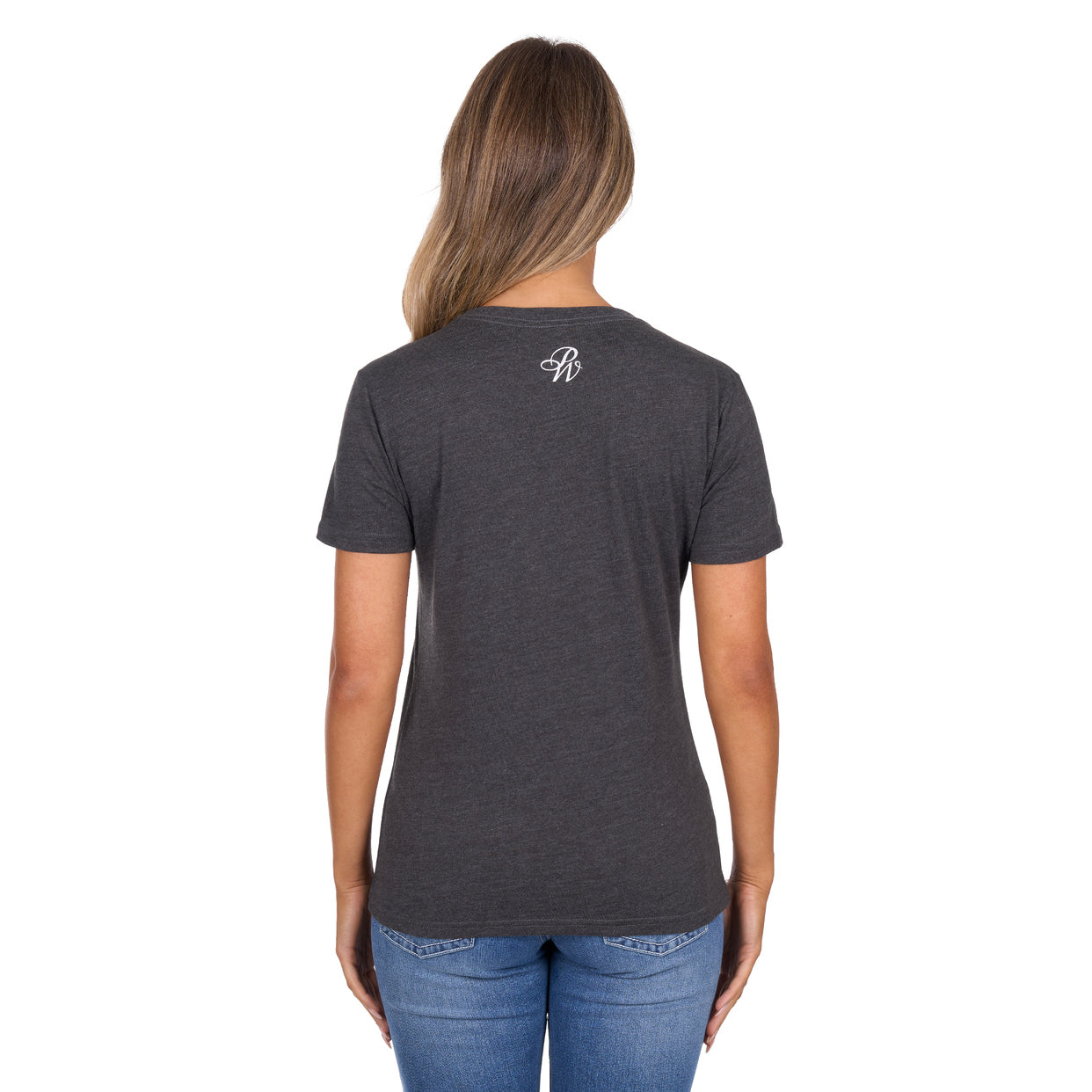 Pure Western Womens Destiny S/S Tee (P6W2598211) Charcoal Marle
