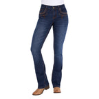 Pure Western Womens Eden Bootcut Jeans 34 Leg (PCP2208335) Evening Sky
