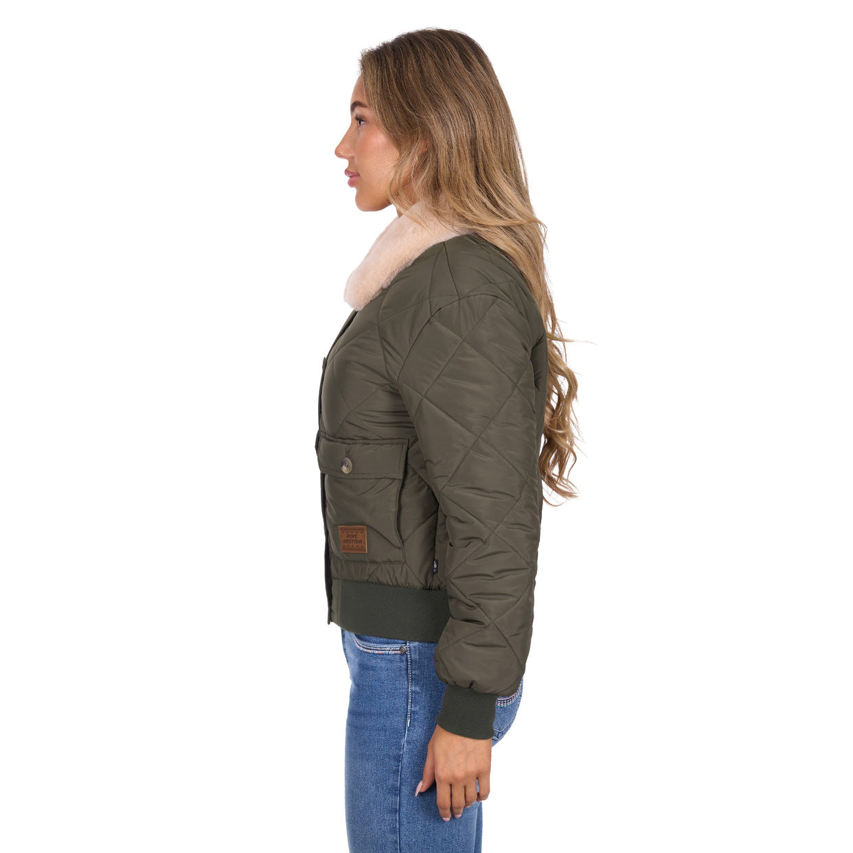 Pure Western Womens Emelia Jacket (P6W2700221) Green
