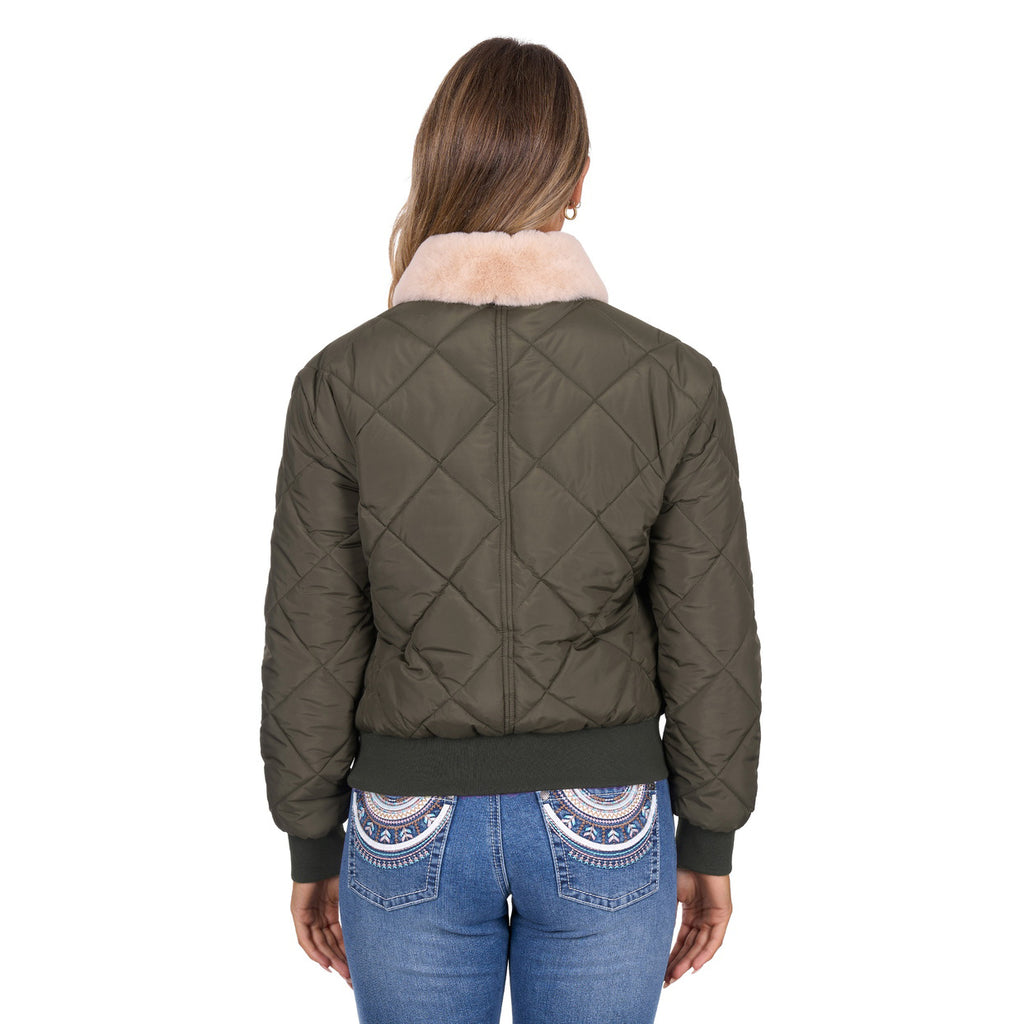 Pure Western Womens Emelia Jacket (P6W2700221) Green