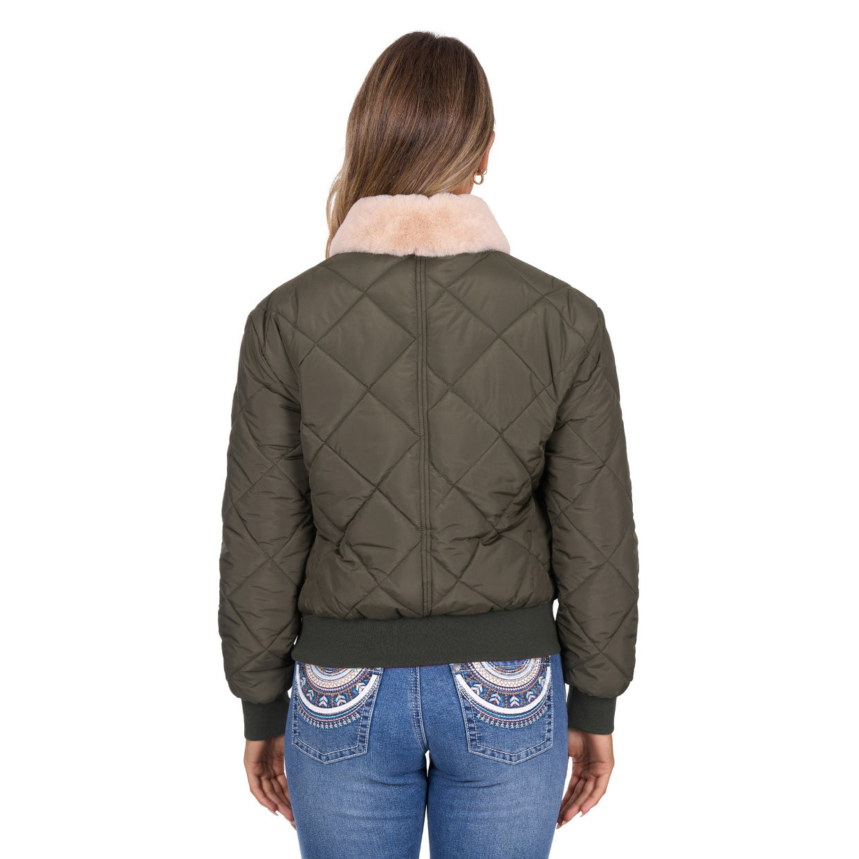 Pure Western Womens Emelia Jacket (P6W2700221) Green