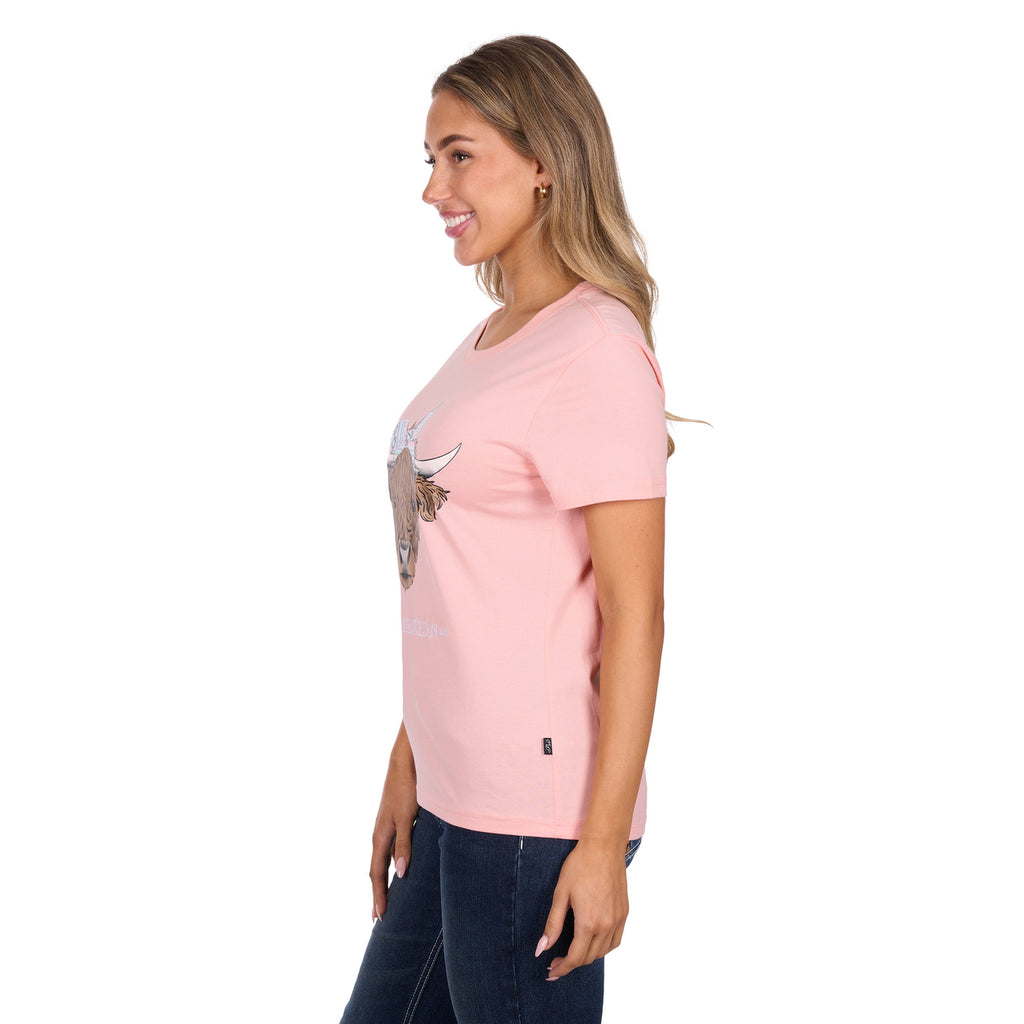 Pure Western Womens Estelle S/S Tee (P6W2598212) Peach