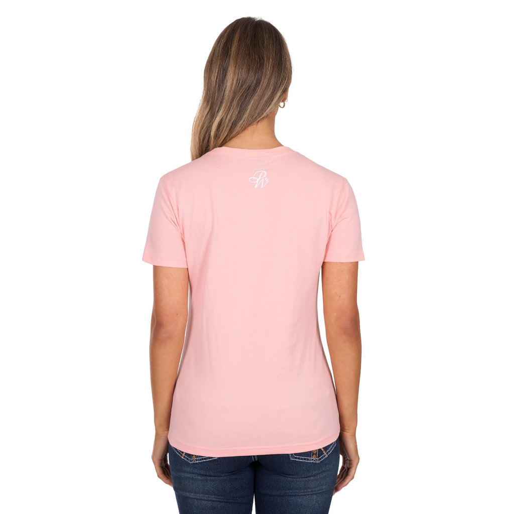 Pure Western Womens Estelle S/S Tee (P6W2598212) Peach
