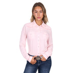 Pure Western Womens Evelyn L/S Shirt (P6W2127189) Blush