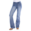 Pure Western Womens Julietta Relaxed Rider Jeans 36 Leg (P6S2210332) Summer Sky