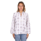 Pure Western Womens Keeley L/S Blouse (P6W2541192) Ivory
