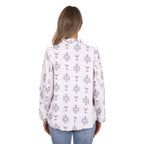 Pure Western Womens Keeley L/S Blouse (P6W2541192) Ivory