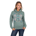 Pure Western Womens Libbie Hoodie (P6W2501213) Green