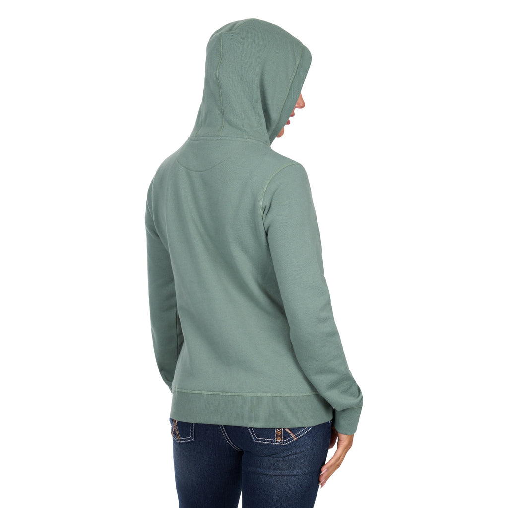 Pure Western Womens Libbie Hoodie (P6W2501213) Green