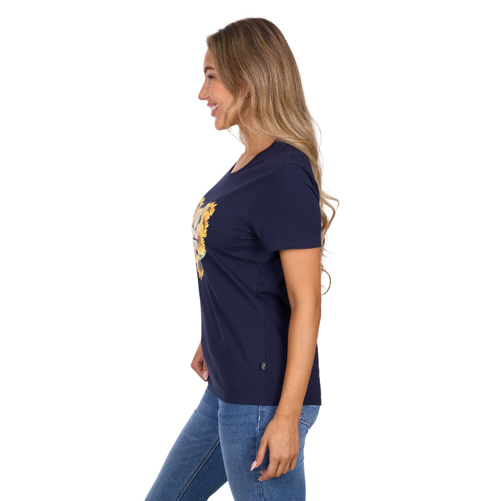 Pure Western Womens Marissa S/S Tee (P6W2598205) Navy