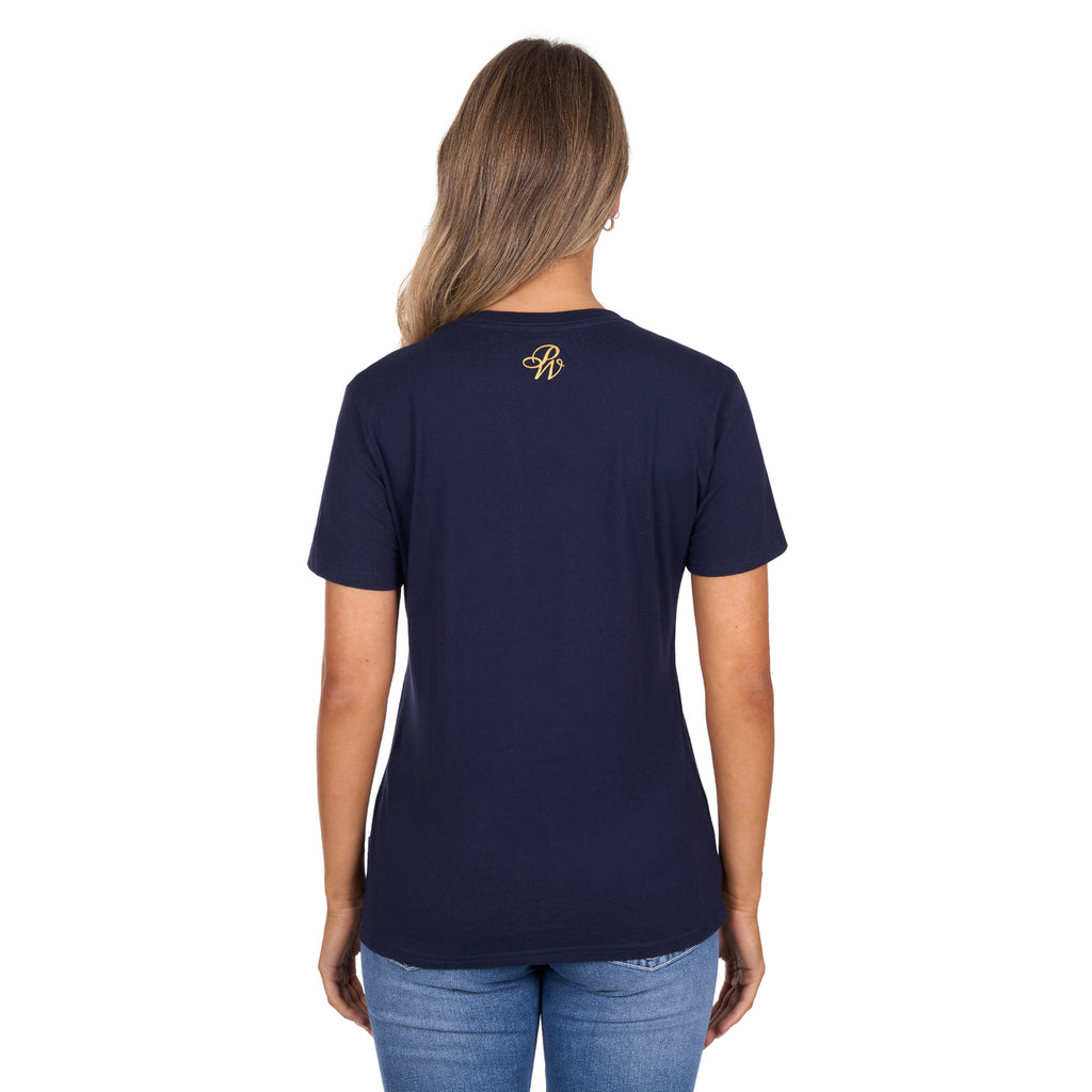 Pure Western Womens Marissa S/S Tee (P6W2598205) Navy