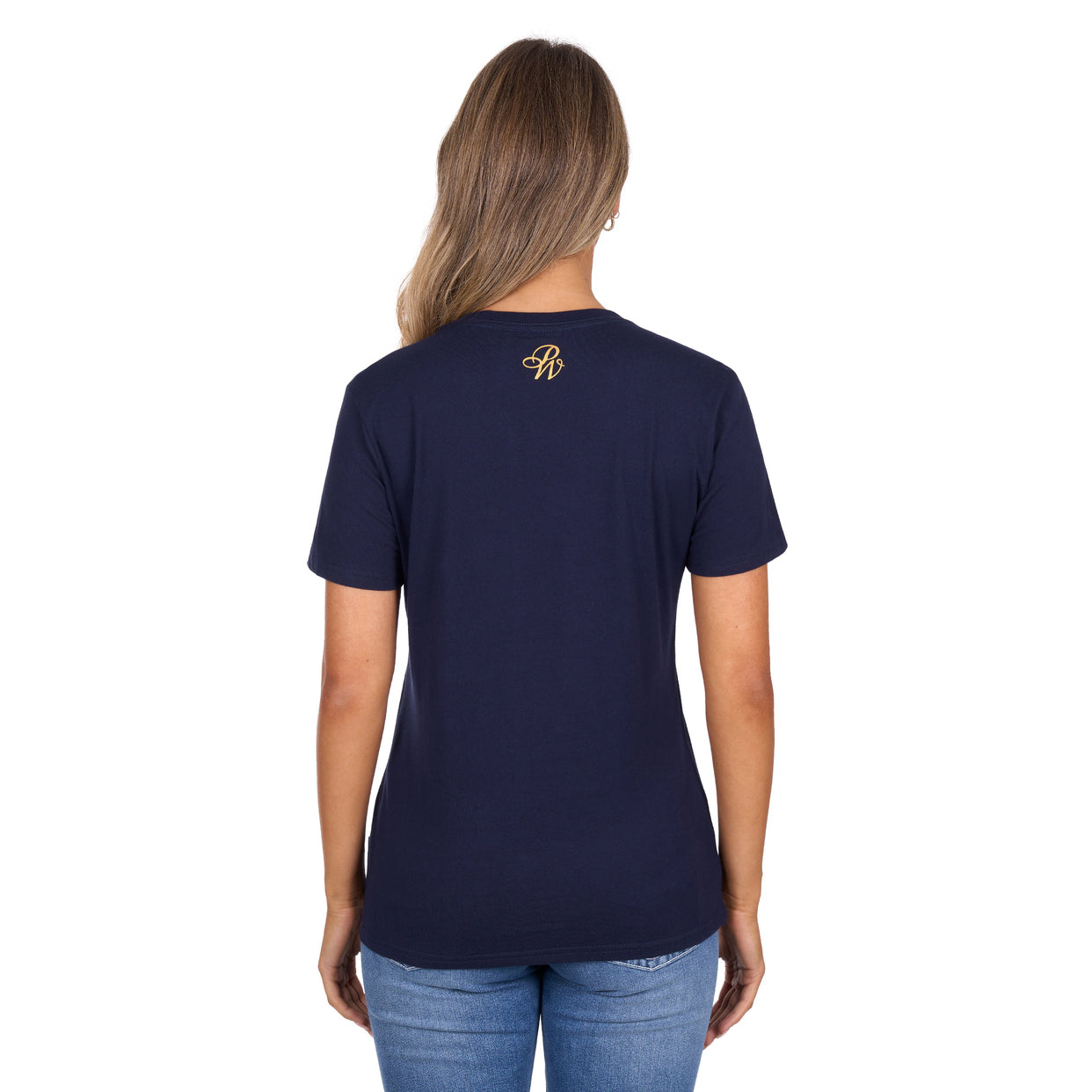 Pure Western Womens Marissa S/S Tee (P6W2598205) Navy