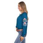 Pure Western Womens Melina L/S Blouse (P6W2543190) Turquoise