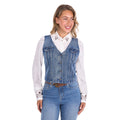 Pure Western Womens Natasha Vest (P6S2508268) Chambray