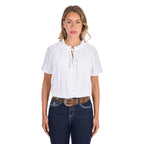 Pure Western Womens Piper S/S Blouse (P6S2509194) White