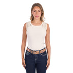 Pure Western Womens Robin Tank (P6S2502267) Cream