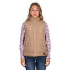 Pure Western Womens Sherri Reversible Vest (P6W2606222) Tan