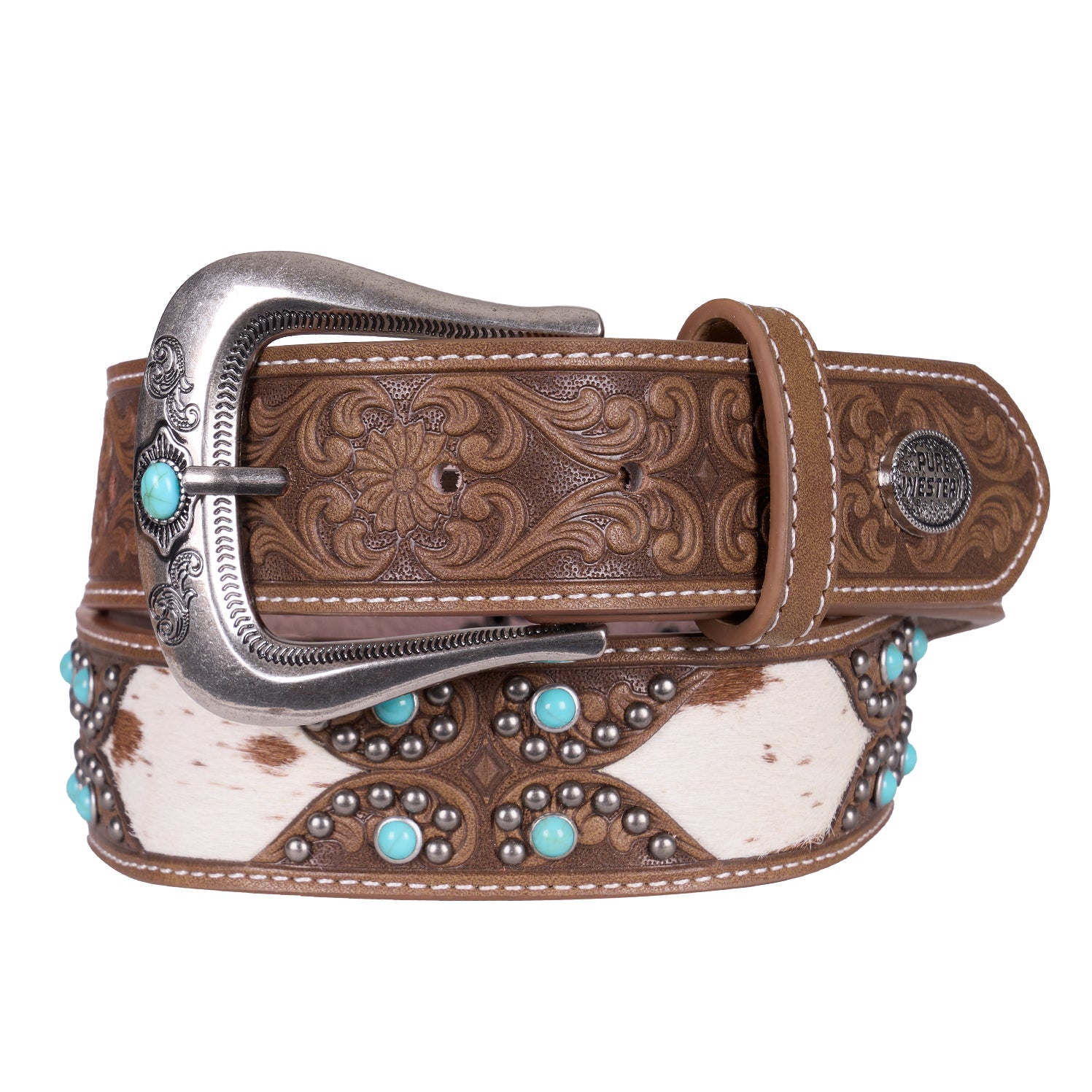 Pure Western Womens Stacey Belt (PCP2902BLT) Tan