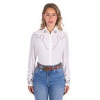 Pure Western Womens Traci L/S Shirt (P6S2126250) Cream