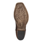 Pure Western Womens Vegas Western Boots (PCP28523) Oily Brown/Plum Sole