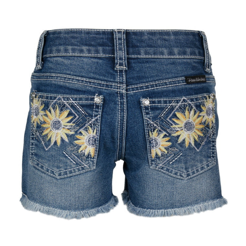 Pure Western Girls Peyton Shorts (PCP5305853) Retro Blue