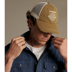 R.M.Williams Boots & Saddles Trucker Cap (ACX9OCT01) Dark Sand