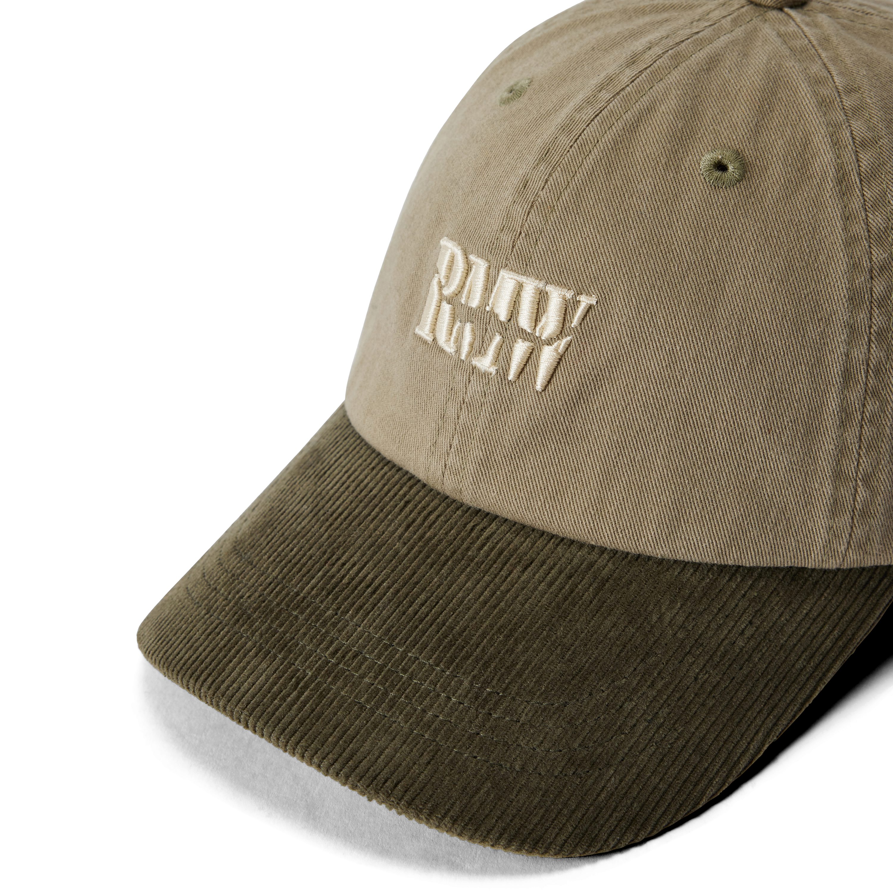 R.M.Williams Branded Twill Cord Cap (ACX9OWI25) Khaki