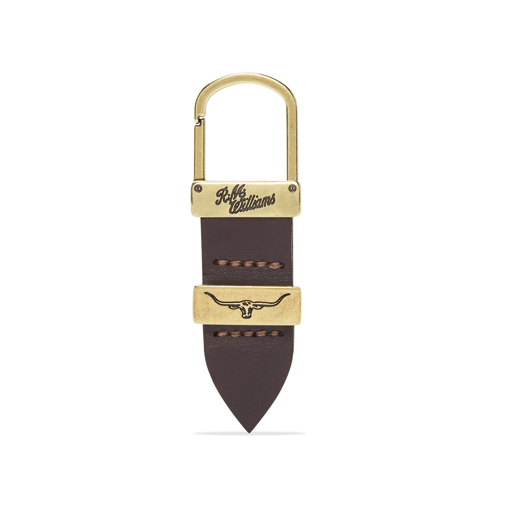 R.M.Williams Drover Keyfob (CKS4ACH01) Chestnut