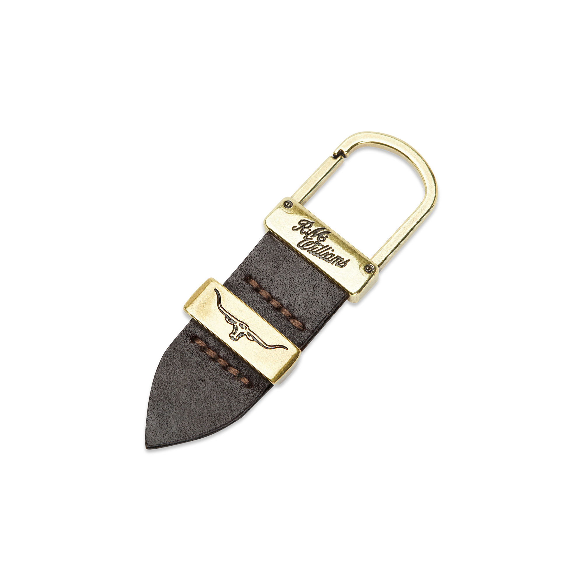 R.M.Williams Drover Keyfob (CKS4ACH01) Chestnut