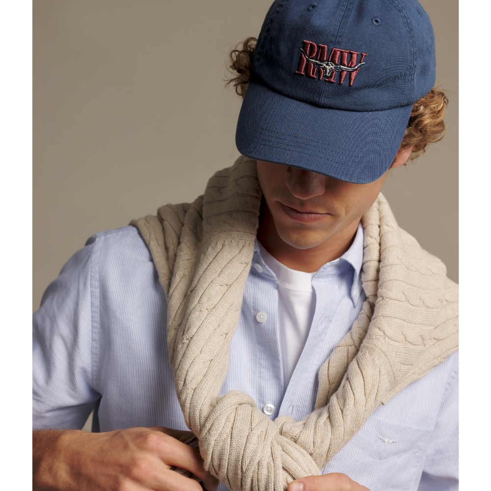 R.M.Williams  Heritage Twill  Cap (ACX9OCT03) French Navy