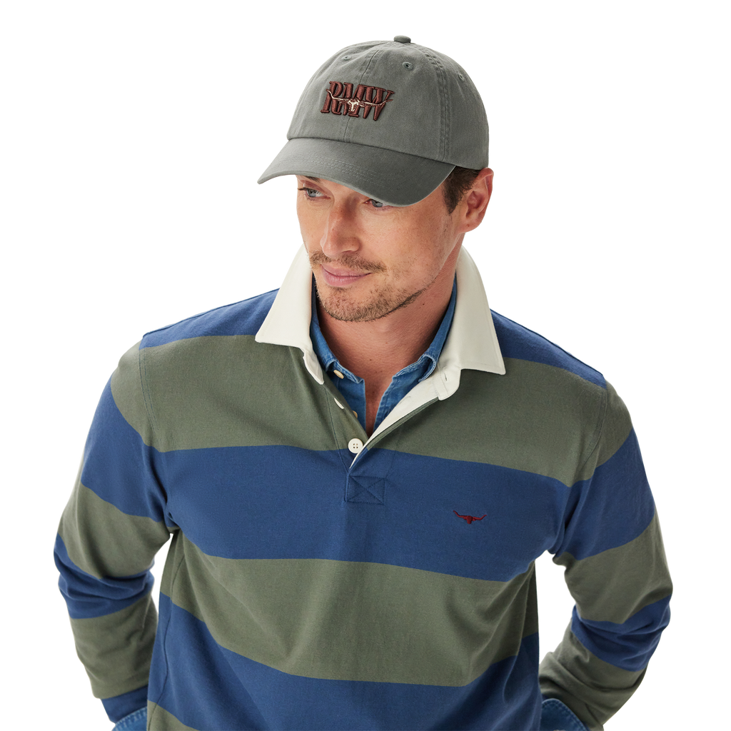 R.M.Williams Heritage Twill Cap (ACX9OWI27) Slate