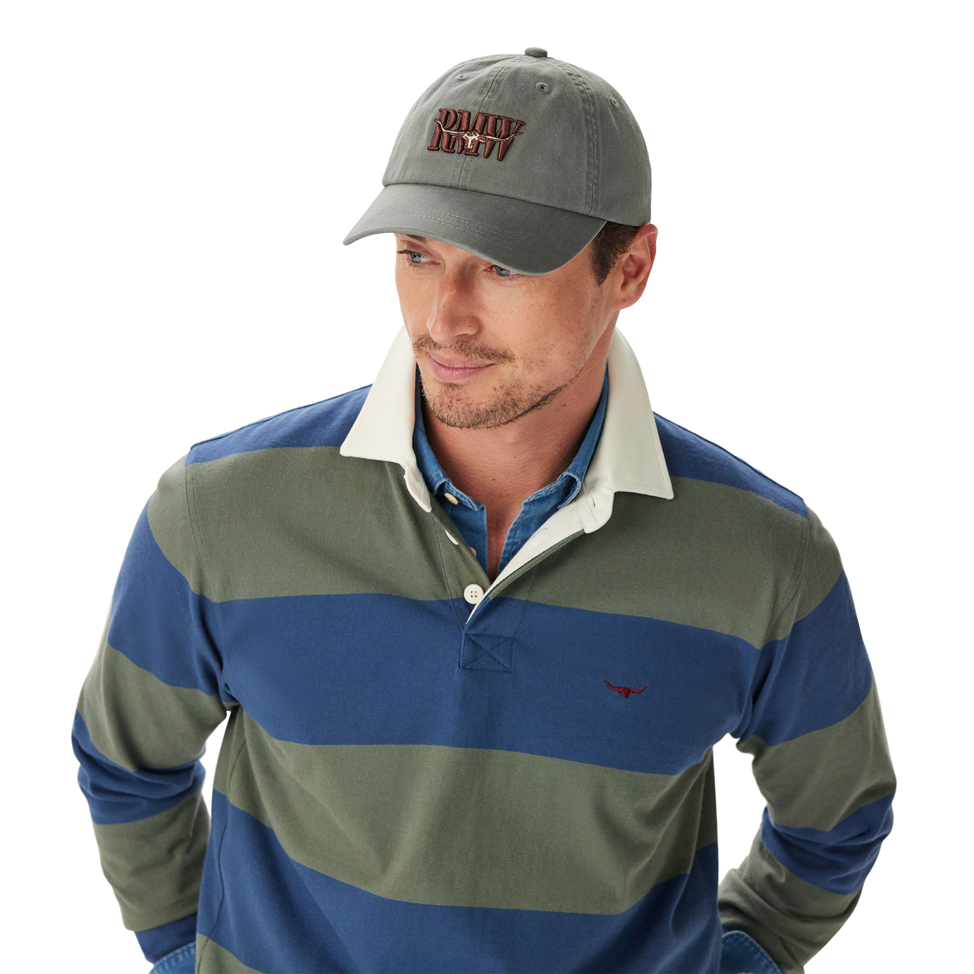 R.M.Williams Heritage Twill Cap (ACX9OWI27) Slate