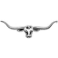 R.M.Williams Longhorn Decal Sticker (CG205) Black