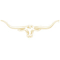 R.M.Williams Longhorn Decal Sticker (CG205) Bone