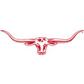 R.M.Williams Longhorn Decal Sticker (CG205) Red