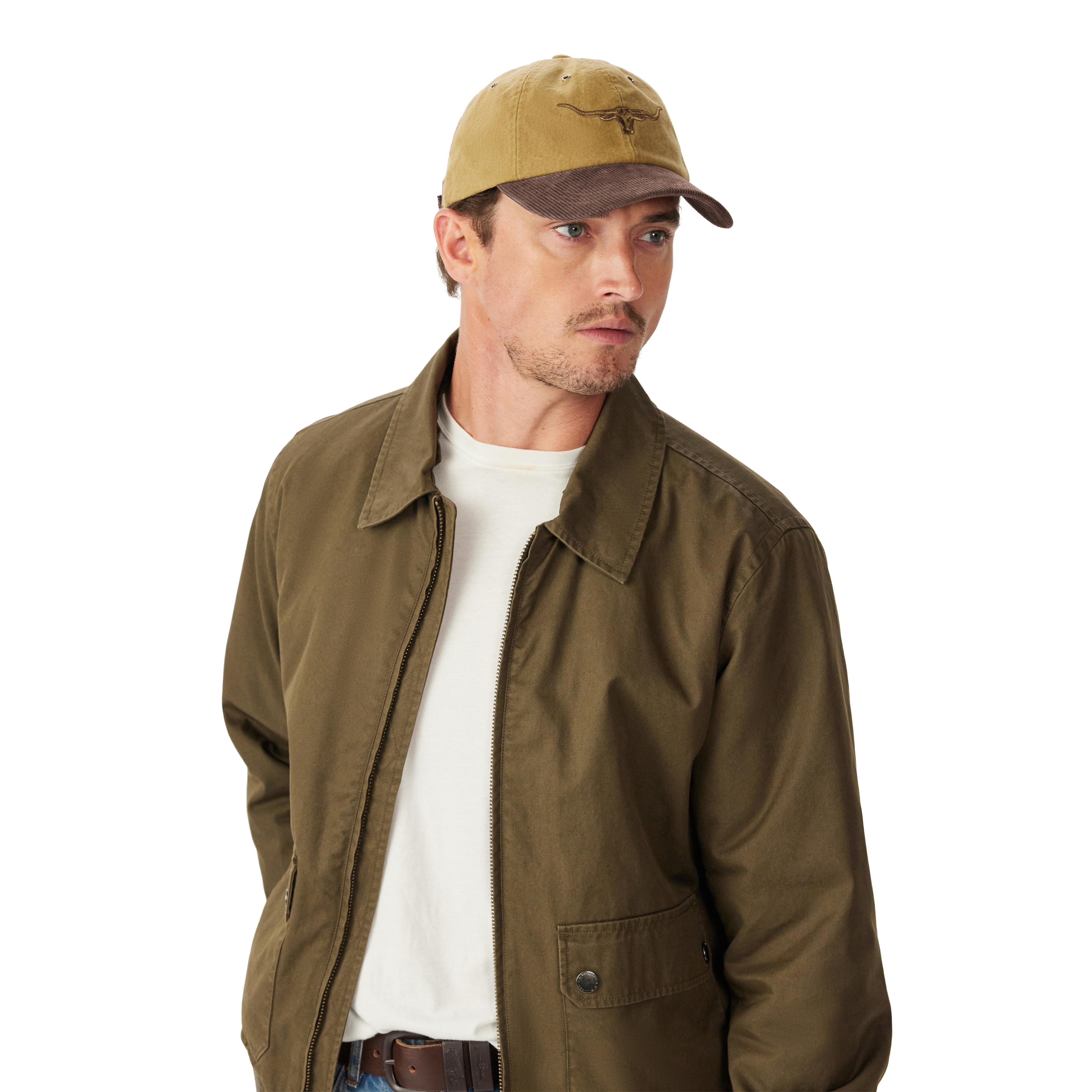 R.M.Williams Longhorn Wax Cotton Cap (ACX9OWA01) Tan