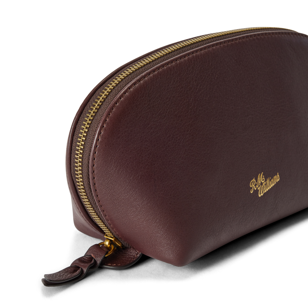 R.M.Williams Lucinda Cosmetic Case (CHS0ATL03) Black Apple