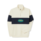 R.M.Williams Unisex 90s Logo 1/4 Zip Jumper (KZU00BB01) Ecru