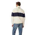 R.M.Williams Unisex 90s Logo 1/4 Zip Jumper (KZU00BB01) Ecru